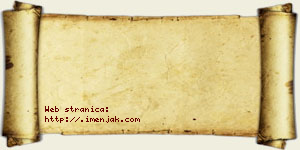 Andjelina Miljojčić vizit kartica